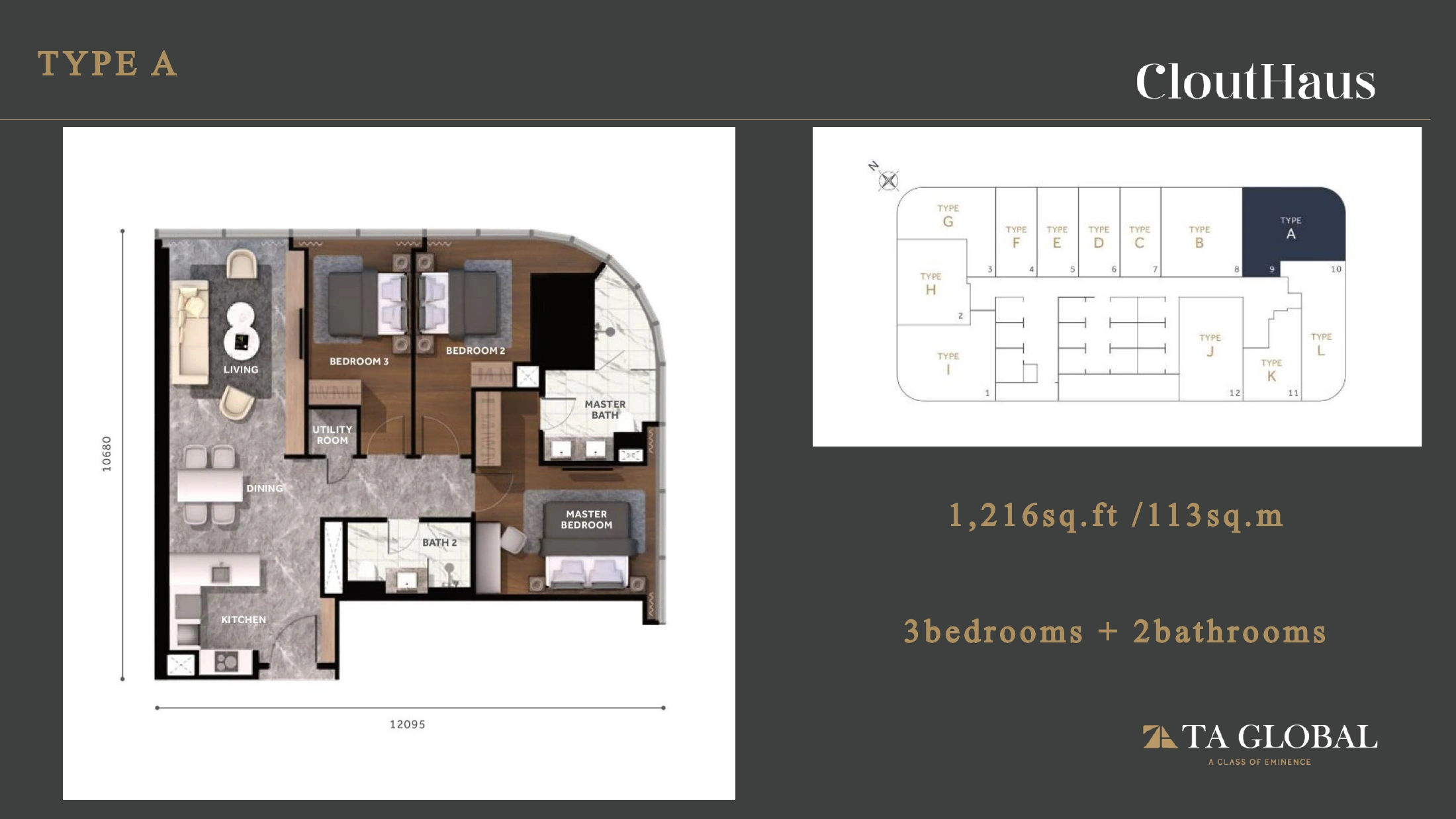 CloutHaus Type A floor plan
