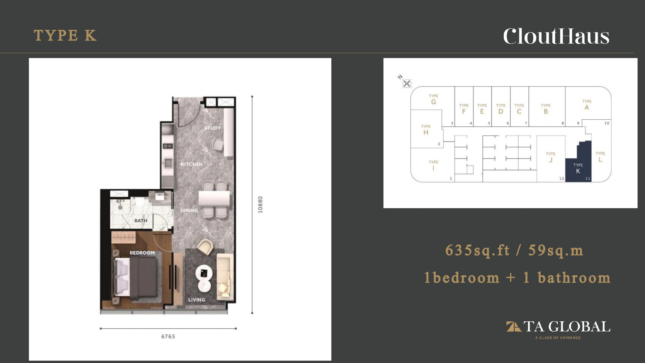 CloutHaus Type K floor plan
