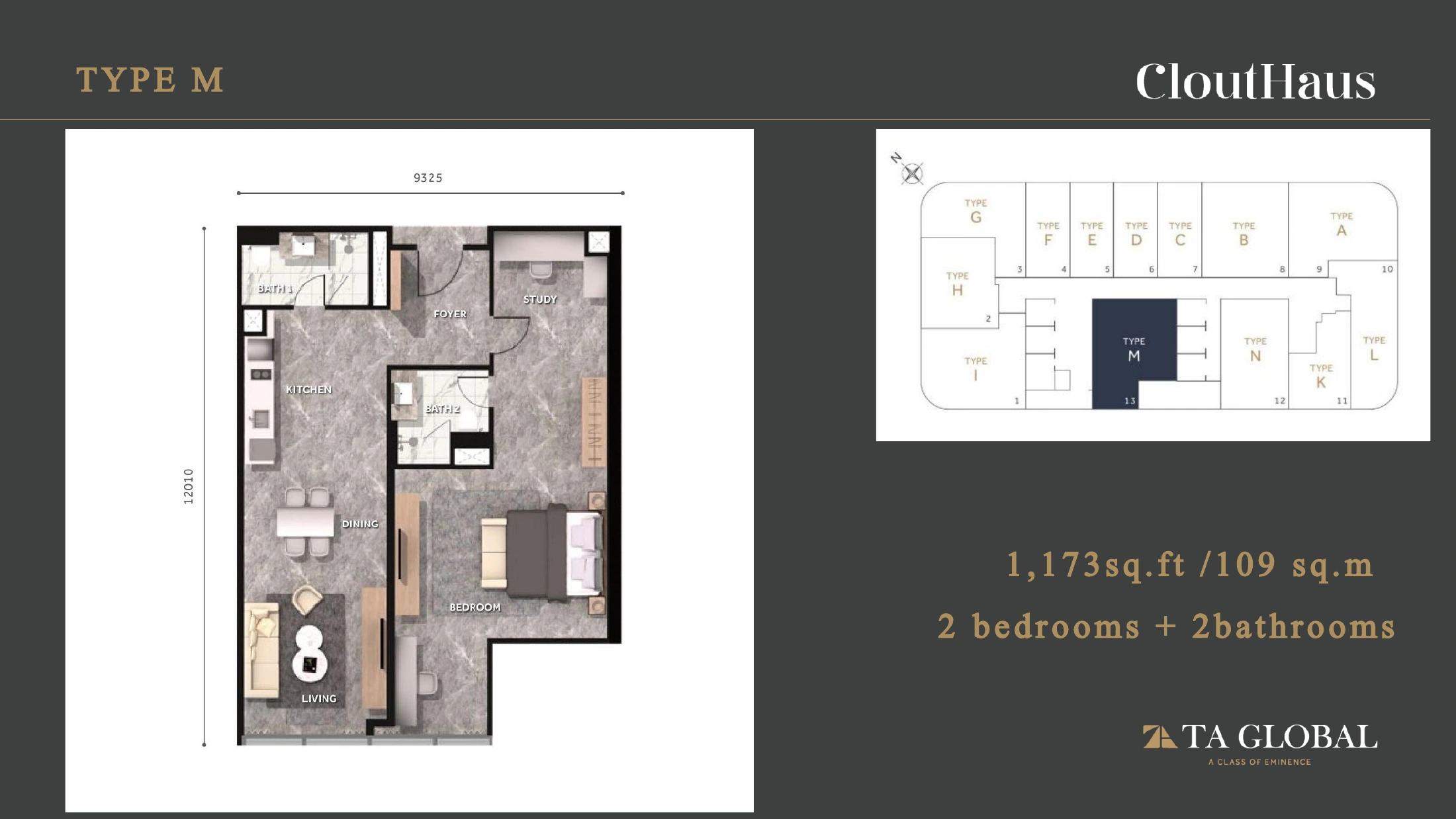 CloutHaus Type M floor plan